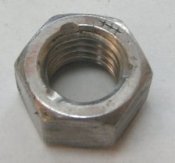 (image for) M10 X1.50 HEX NUT BLACK ZINC - Click Image to Close